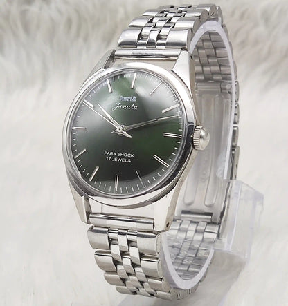 HMT Janata Handwinding Apple Greeen Dial 17 Jewels Watch