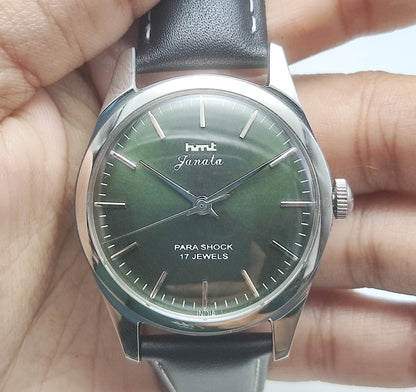 HMT Janata Handwinding Apple Green Dial Watch