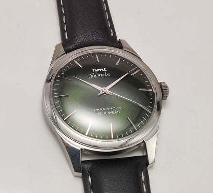 HMT Janata Handwinding Apple Green Dial Watch