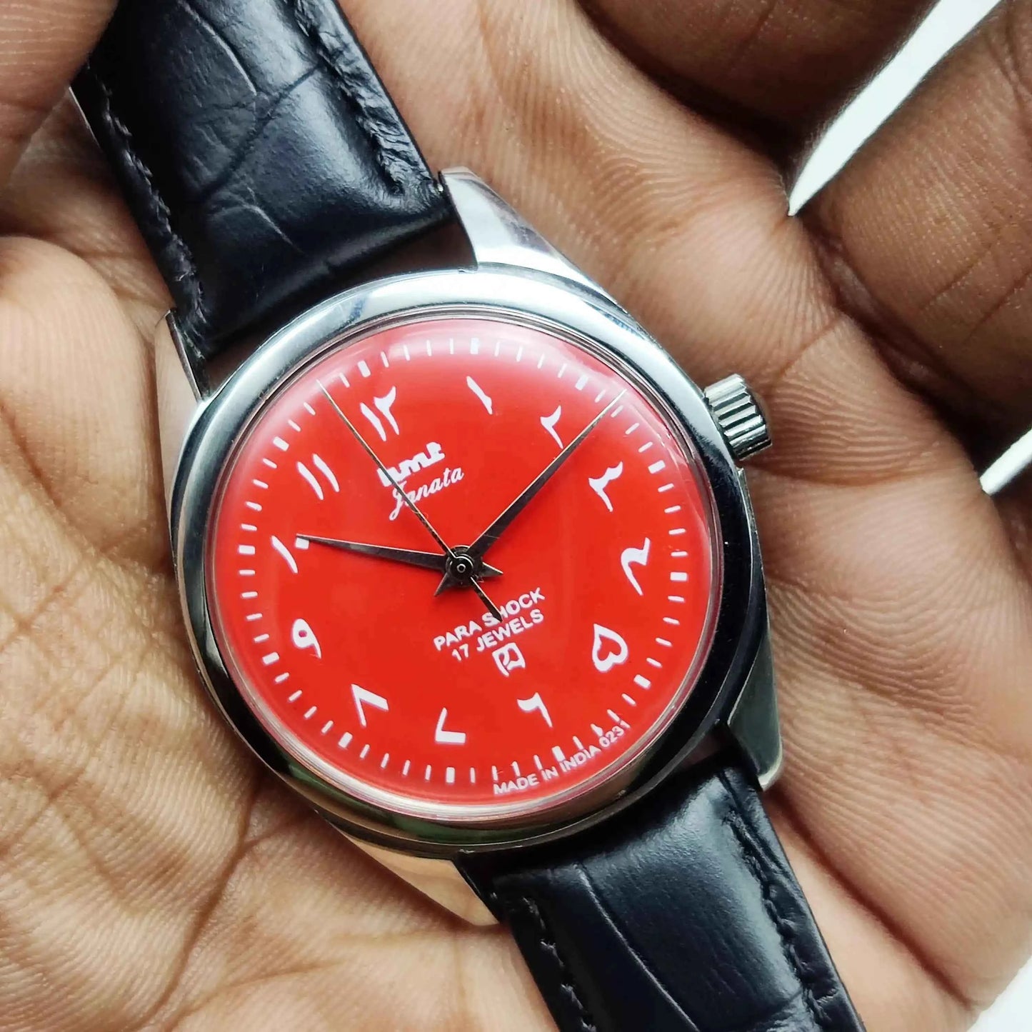 HMT Janata Handwinding Watch Arabic Numerals