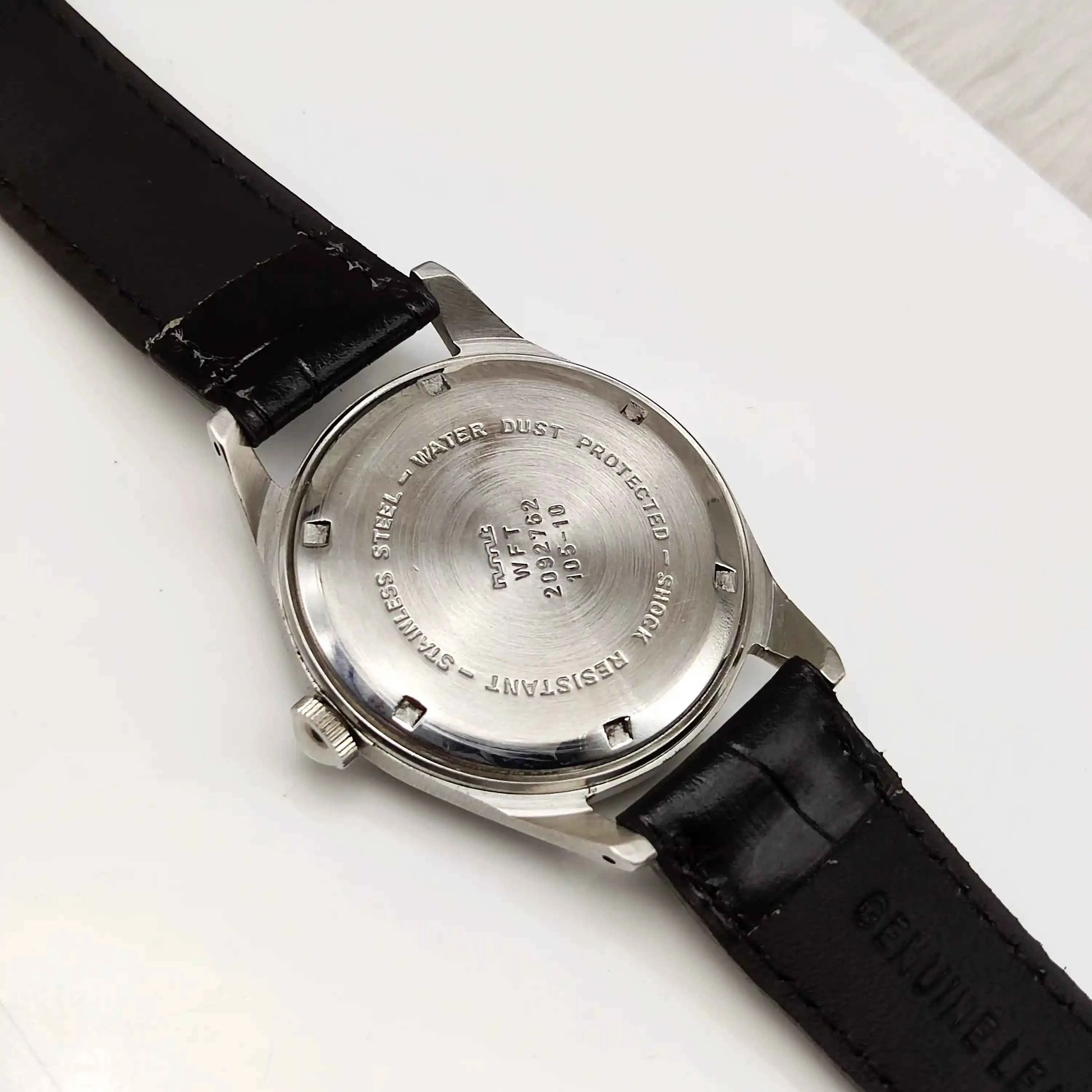 HMT Janata Handwinding Black Arabic Numerals Indices Dial Watch