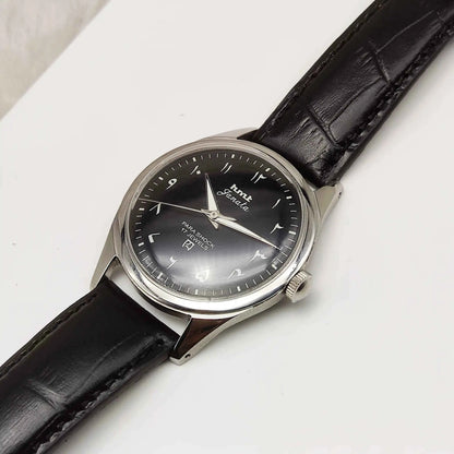 HMT Janata Handwinding Black Arabic Numerals Indices Dial Watch