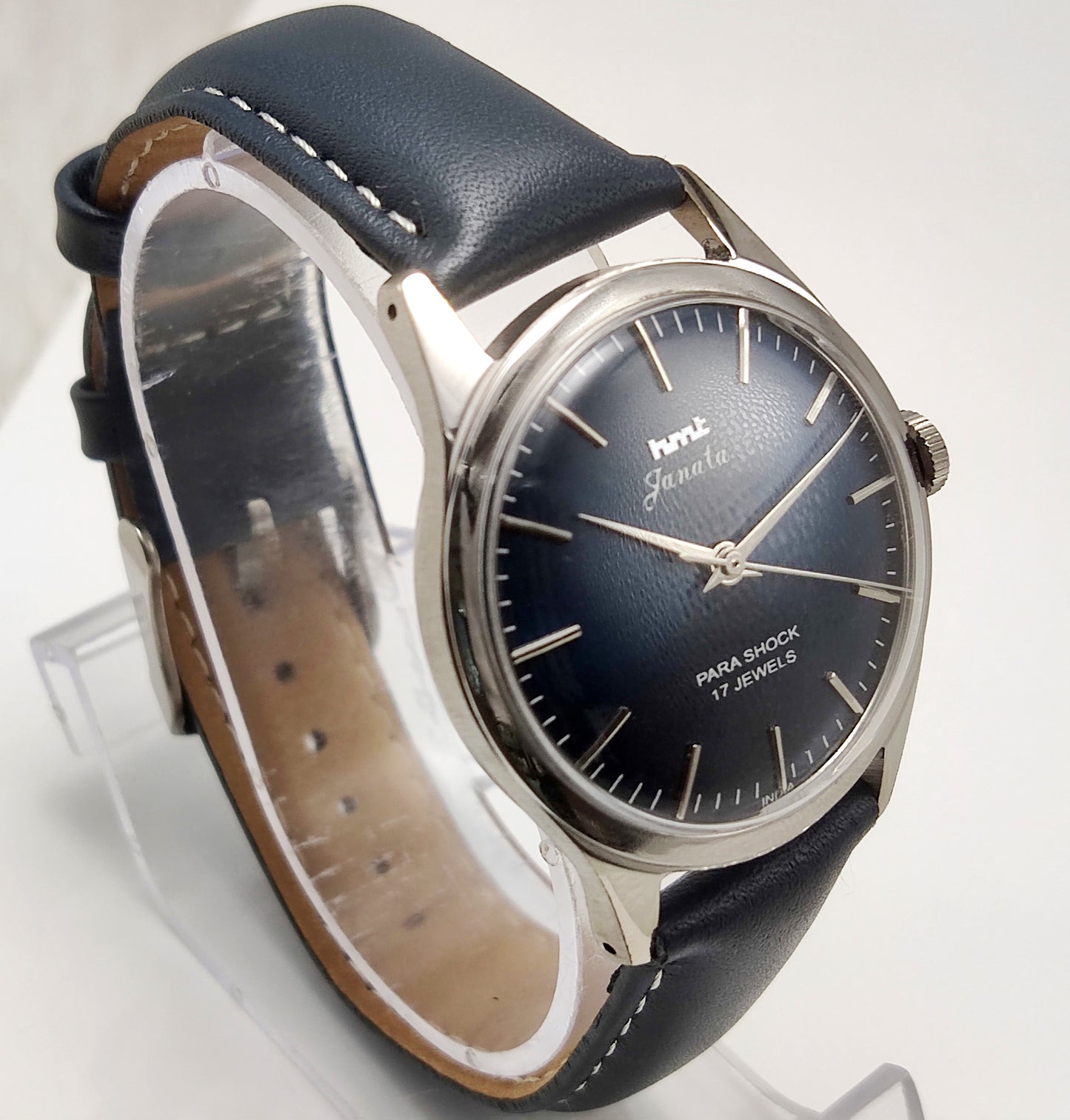 HMT Janata Handwinding Bluish Dial Watch