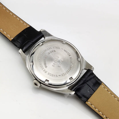 HMT Janata Handwinding English Numerals Silver Dial Watch