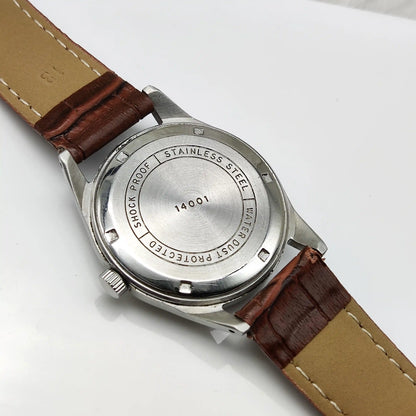 HMT Janata Handwinding Men's Watch with Black Dial Devanagari Font , 17 Jewels