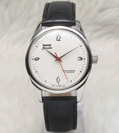 HMT Janata Handwinding Watch - White Dial,17 Jewels,Men's Watch