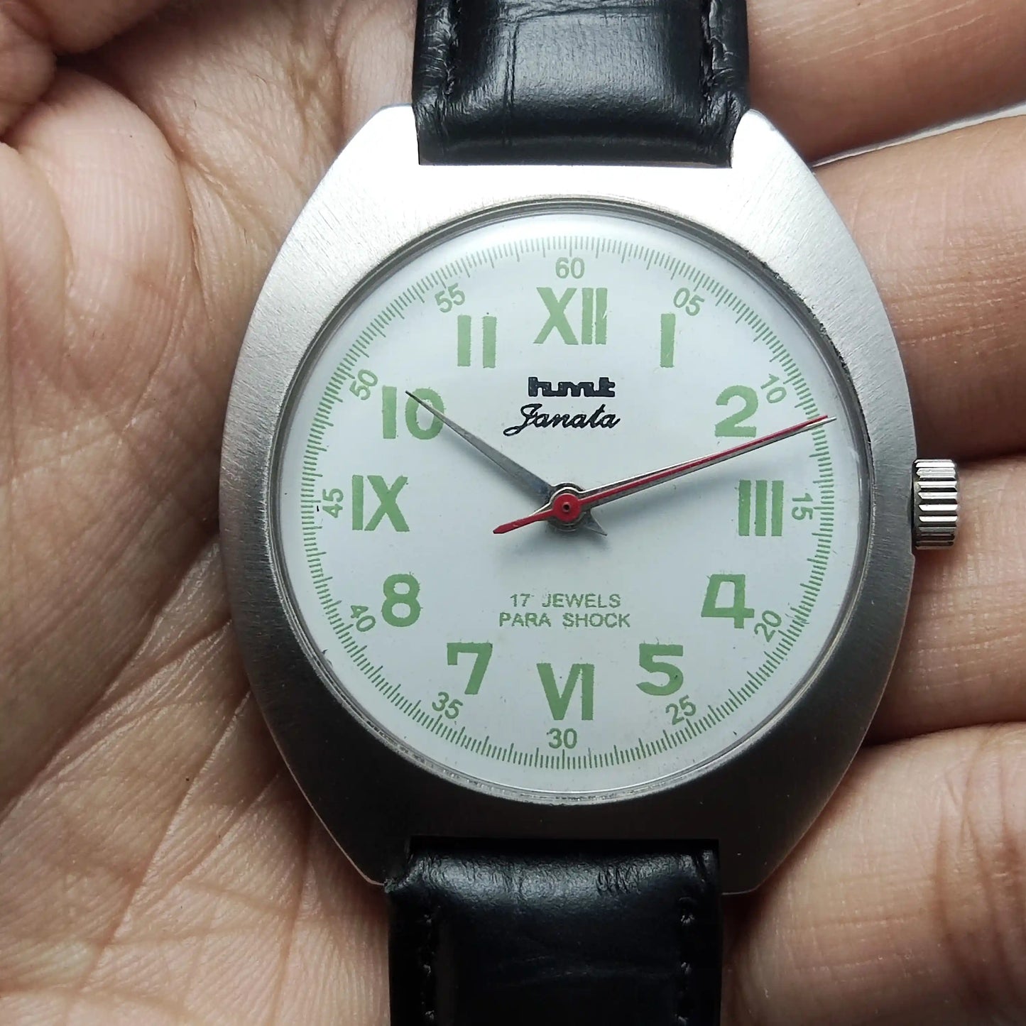 HMT Janata Handwinding Watch White Dial