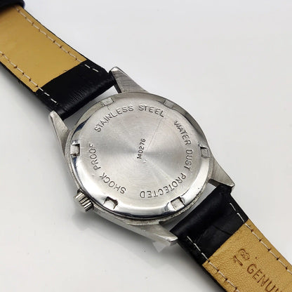 HMT Janata Handwinding Watch with Bluish Dial and English Indices - 17 Jewels
