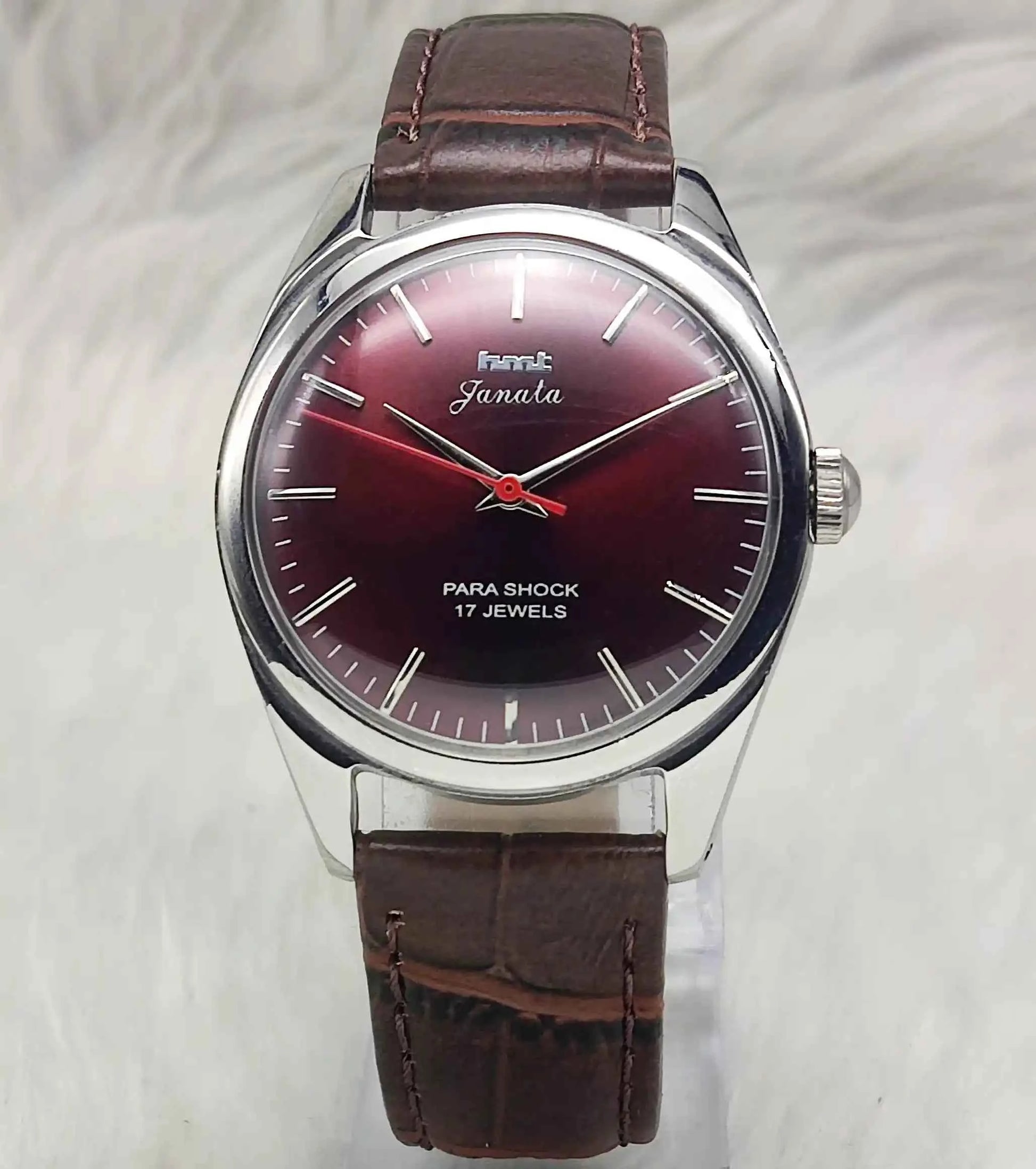 HMT Janata Turquoise Dial Stick indices 17 Jewels Handwinding Men's Watch