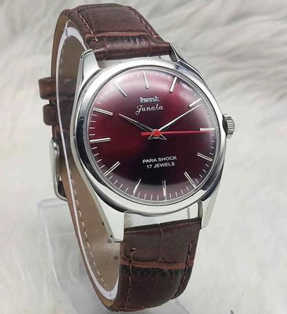 HMT Janata Turquoise Dial Stick indices 17 Jewels Handwinding Men's Watch