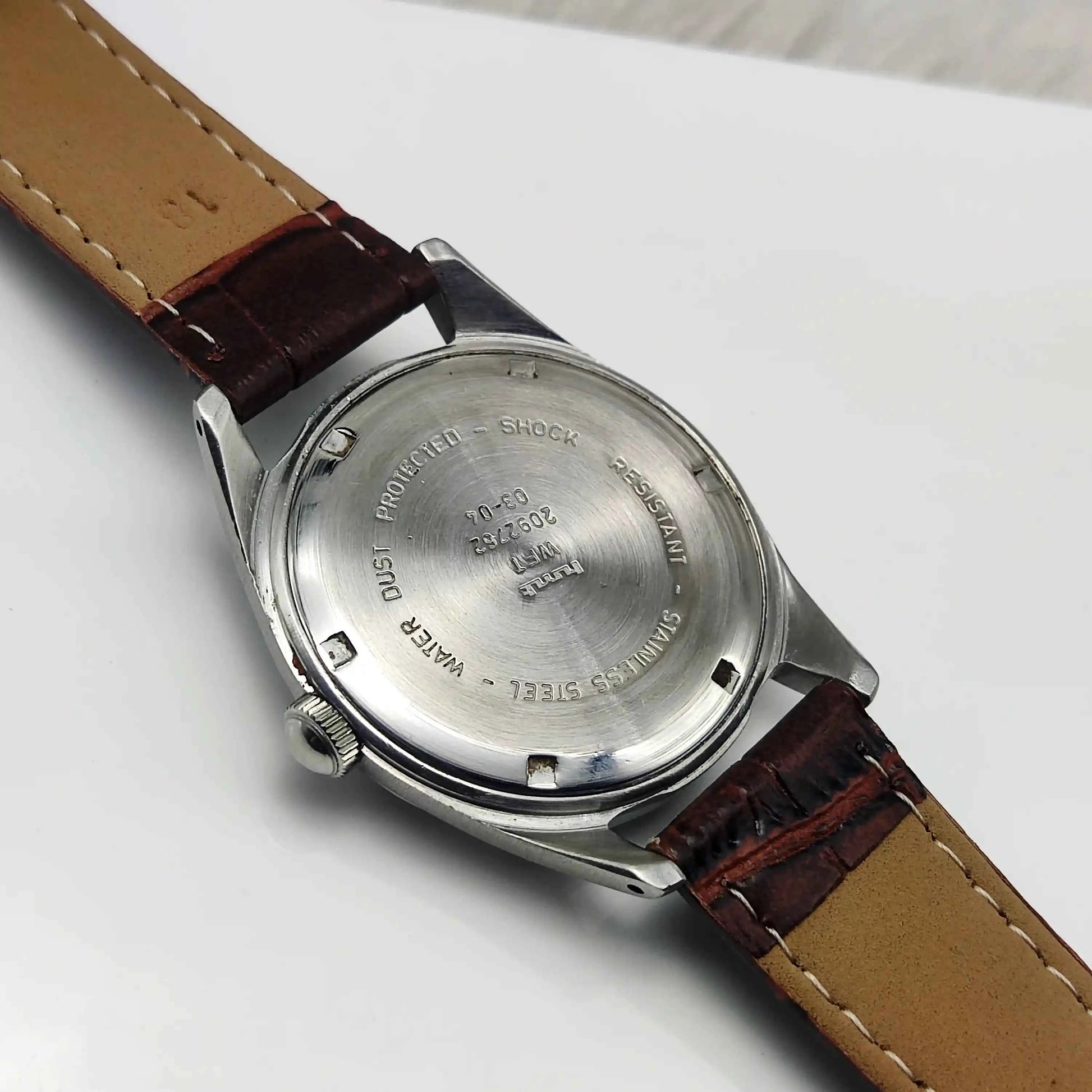 HMT Janata Turquoise Dial Stick indices 17 Jewels Handwinding Men's Watch