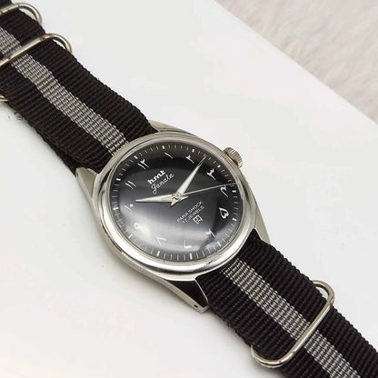 HMT Janata Mechanical Handwinding Black Arabic Numerals Indices Dial 17 Jewels Watch