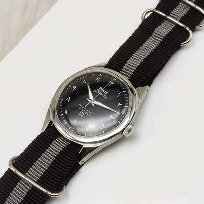 HMT Janata Mechanical Handwinding Black Arabic Numerals Indices Dial 17 Jewels Watch