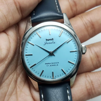 HMT Janata Para Shock 17 Jewels Men's Watch Tiffany Dial Handwinding