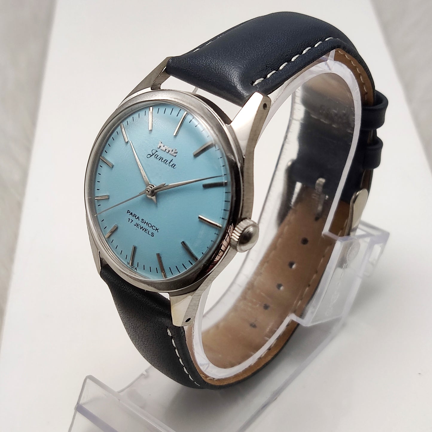 HMT Janata Para Shock 17 Jewels Men's Watch Tiffany Dial Handwinding