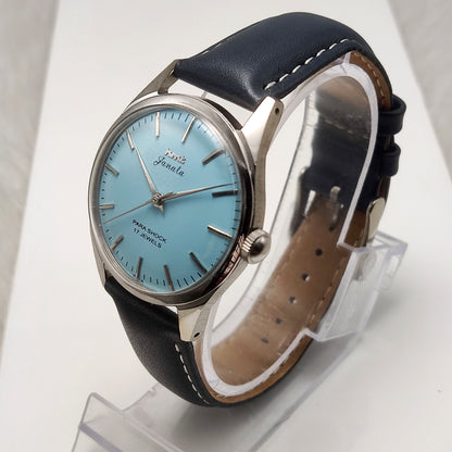 HMT Janata Para Shock 17 Jewels Men's Watch Tiffany Dial Handwinding