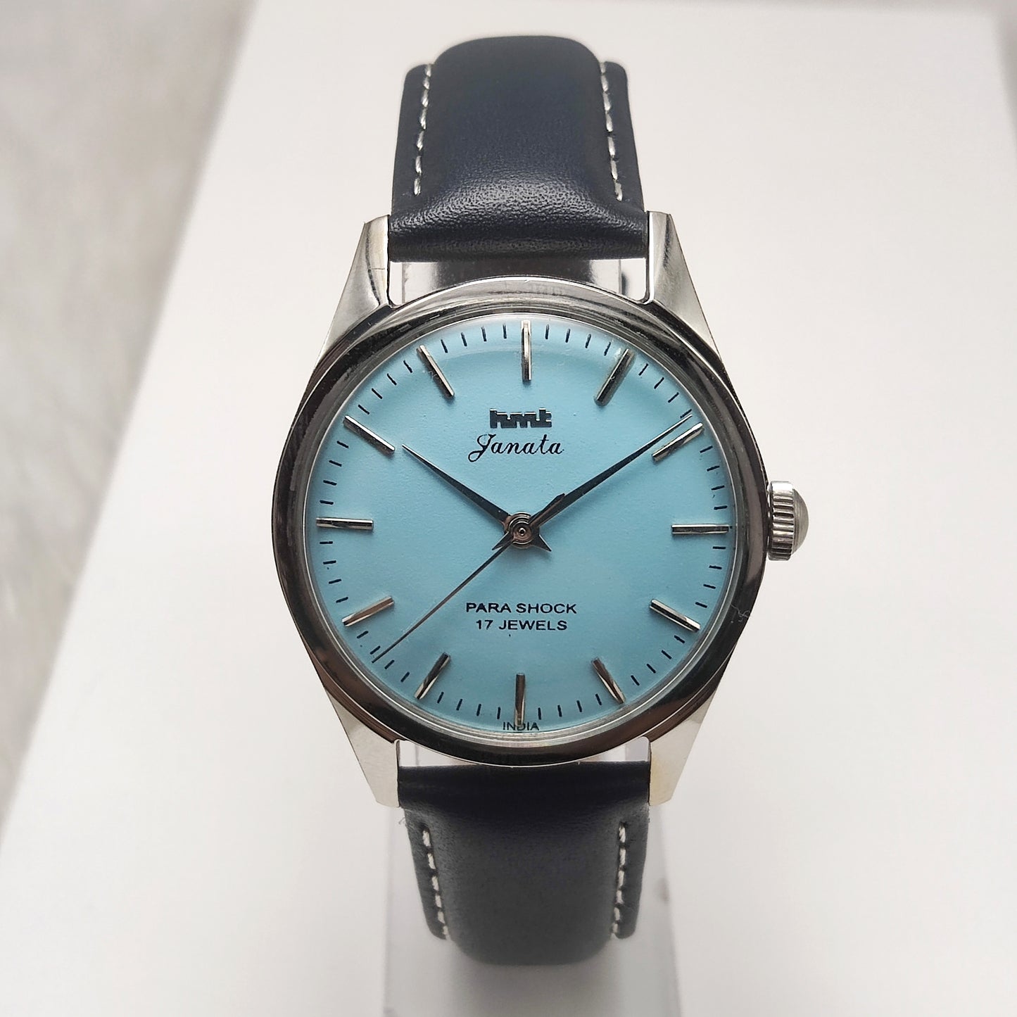 HMT Janata Para Shock 17 Jewels Men's Watch Tiffany Dial Handwinding