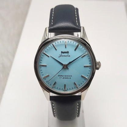 HMT Janata Para Shock 17 Jewels Men's Watch Tiffany Dial Handwinding