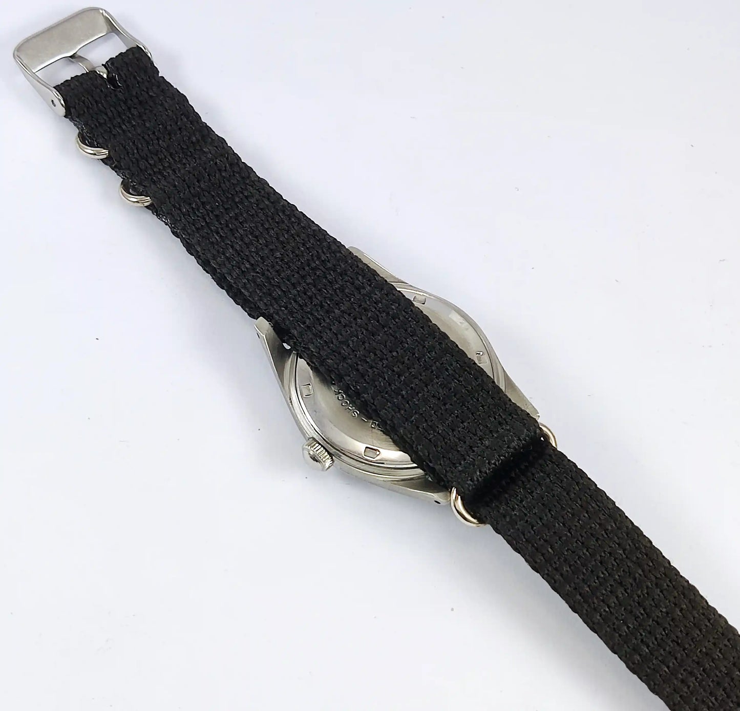 HMT Janata Para Shock 17 Jewels Arabic/Urdu Gray Dial Mechanical Handwinding Watch 0231