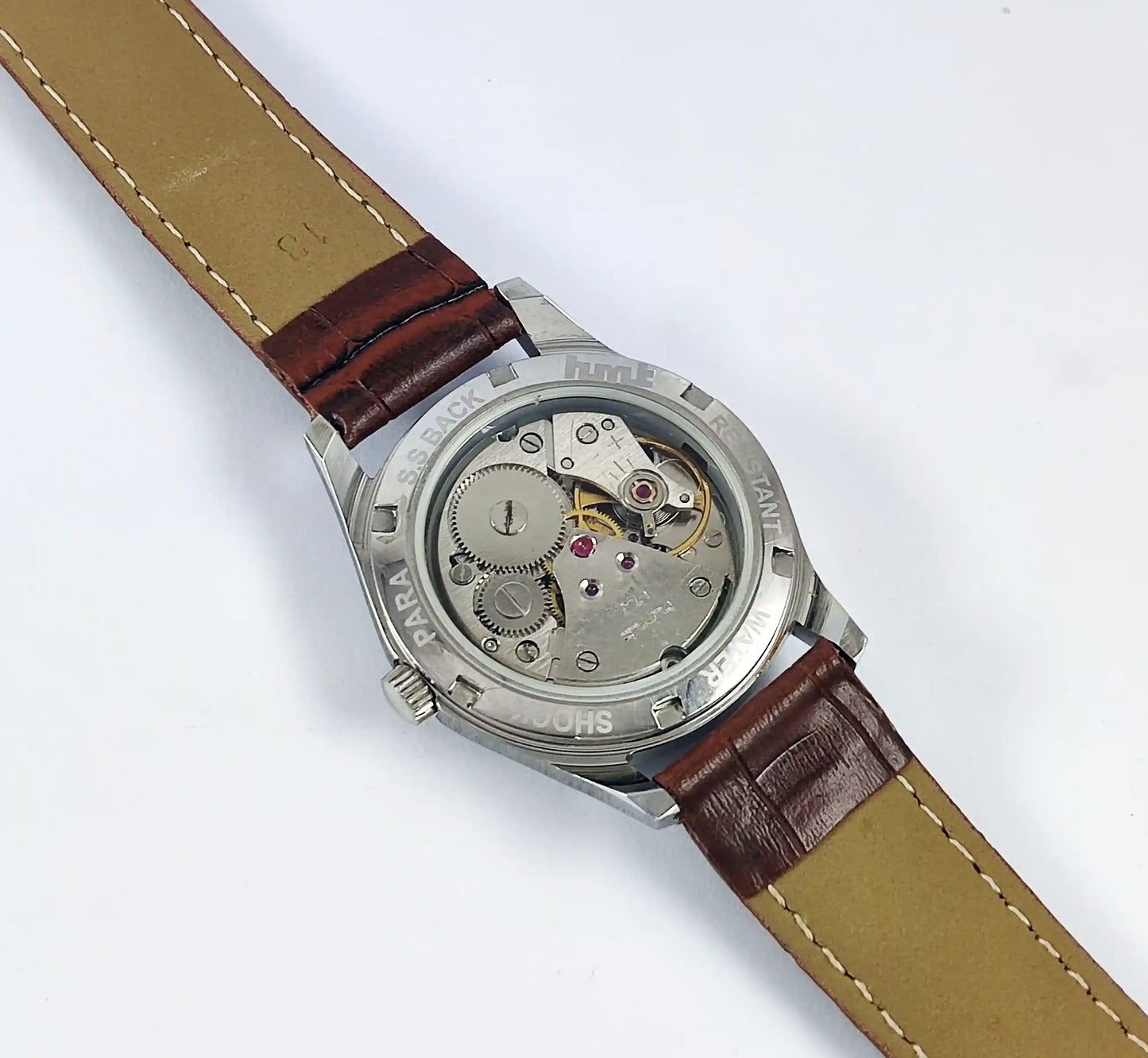 HMT Surya Para Shock 17 Jewels Black Dial Handwinding Discover-Diamonds