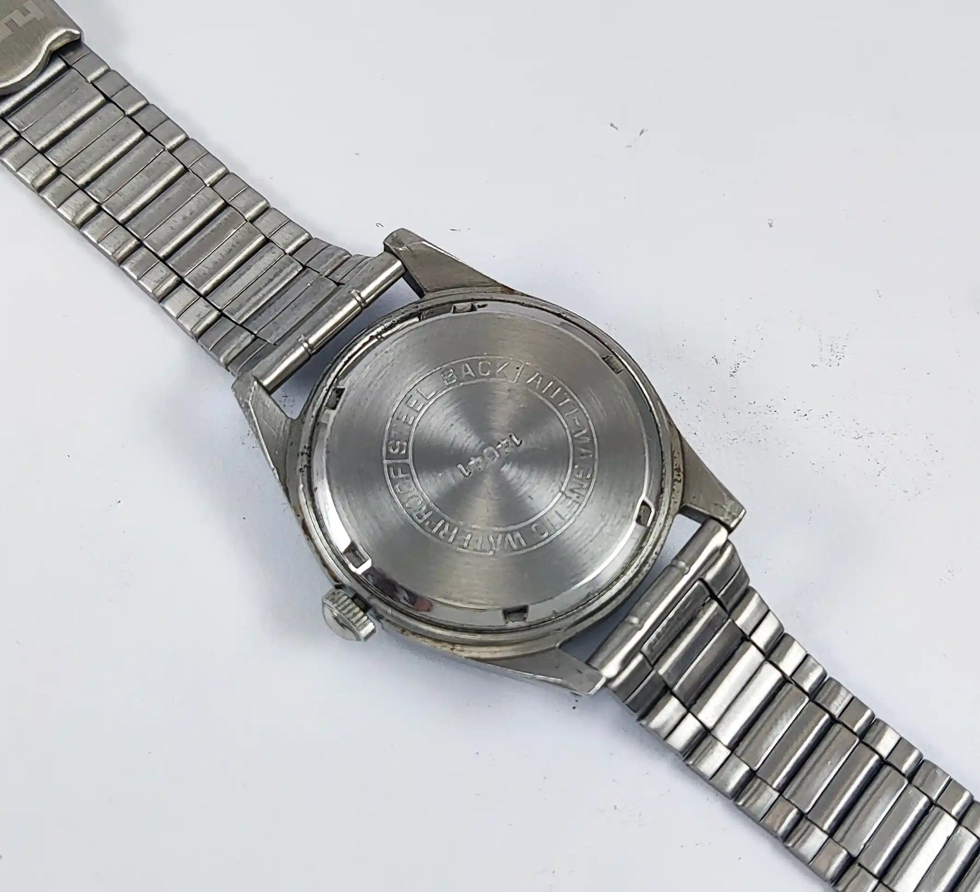 HMT Janata Para Shock 17 Jewels Brown Dial Transparent Back 0231 Discover-Diamonds