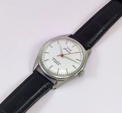 HMT Janata Para Shock 17 Jewels Gray Dial Handwinding Men's Watch Discover-Diamonds