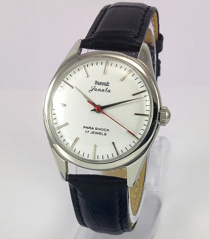 HMT Janata Para Shock 17 Jewels Gray Dial Handwinding Men's Watch Discover-Diamonds