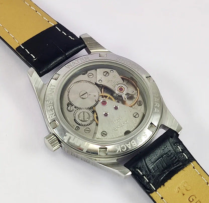 HMT Janata Para Shock 17 Jewels Greenish Dial Watch 0231 Discover-Diamonds
