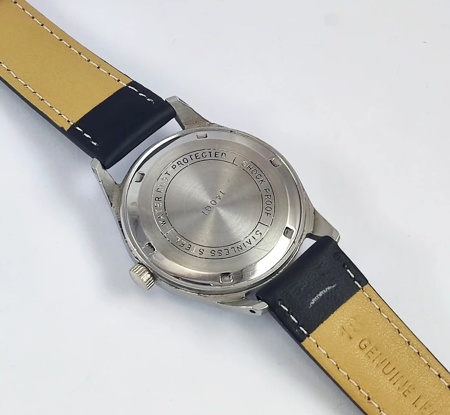 HMT Janata Para Shock 17 Jewels White Dial Handwinding Discover-Diamonds