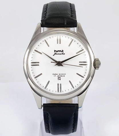 HMT Janata Para Shock 17 Jewels White Dial Handwinding - Discover-Diamonds