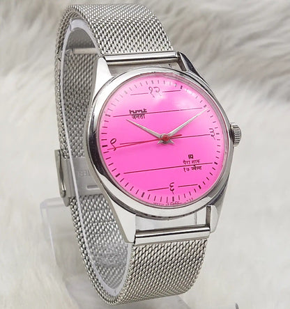 Experience Timeless Elegance with the HMT Janata Pink Dial Watch