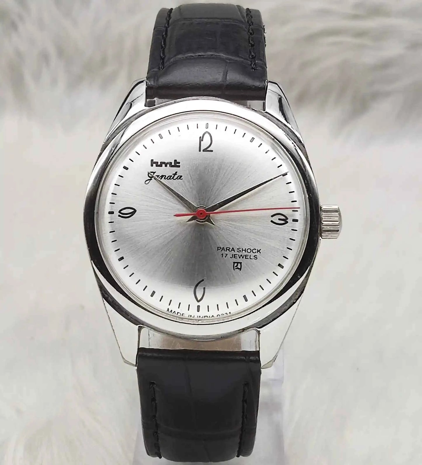 HMT Janata 17 Jewels Silver Dial Handwinding Watch