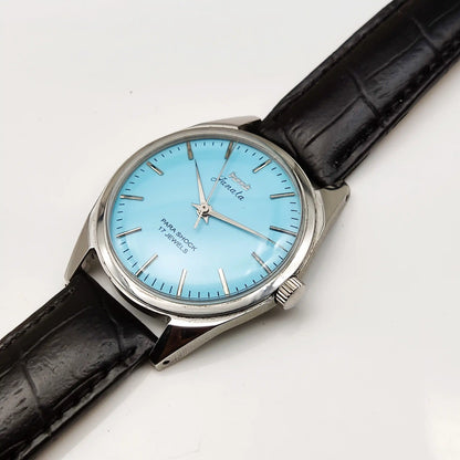 HMT Janata Tiffany Dial 17 Jewels Handwinding Stick Indices Watch
