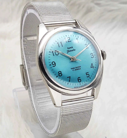 HMT Janata Tiffany Dial English Numerals Indices Handwinding Watch