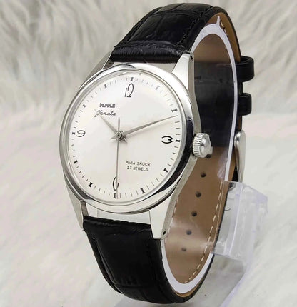 HMT Janata Apple Green English Numerals 17 Jewels Dial Men's Watch