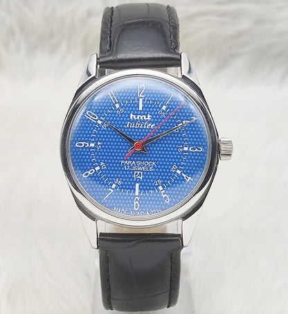 HMT Jubilee 17 Jewels Blue Dial Handwinding Watch