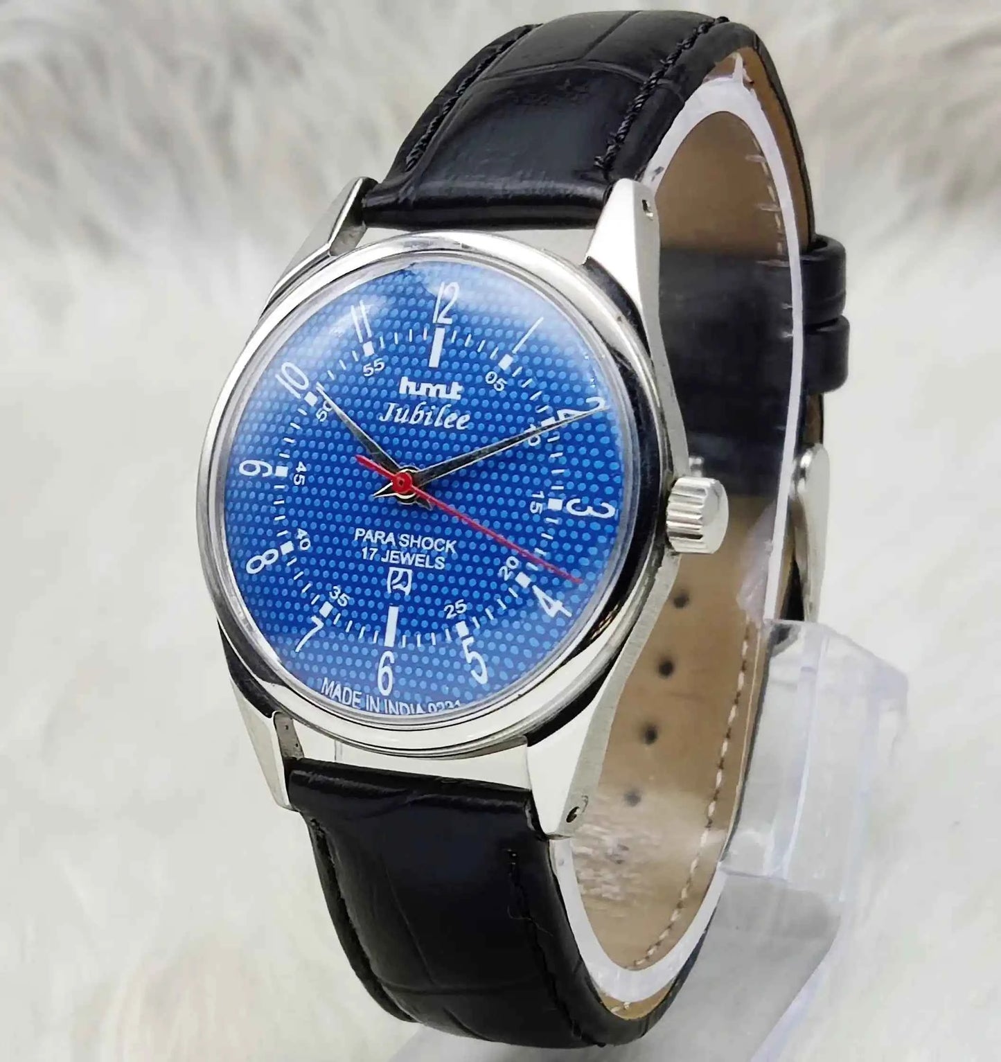 HMT Jubilee 17 Jewels Blue Dial Handwinding Watch