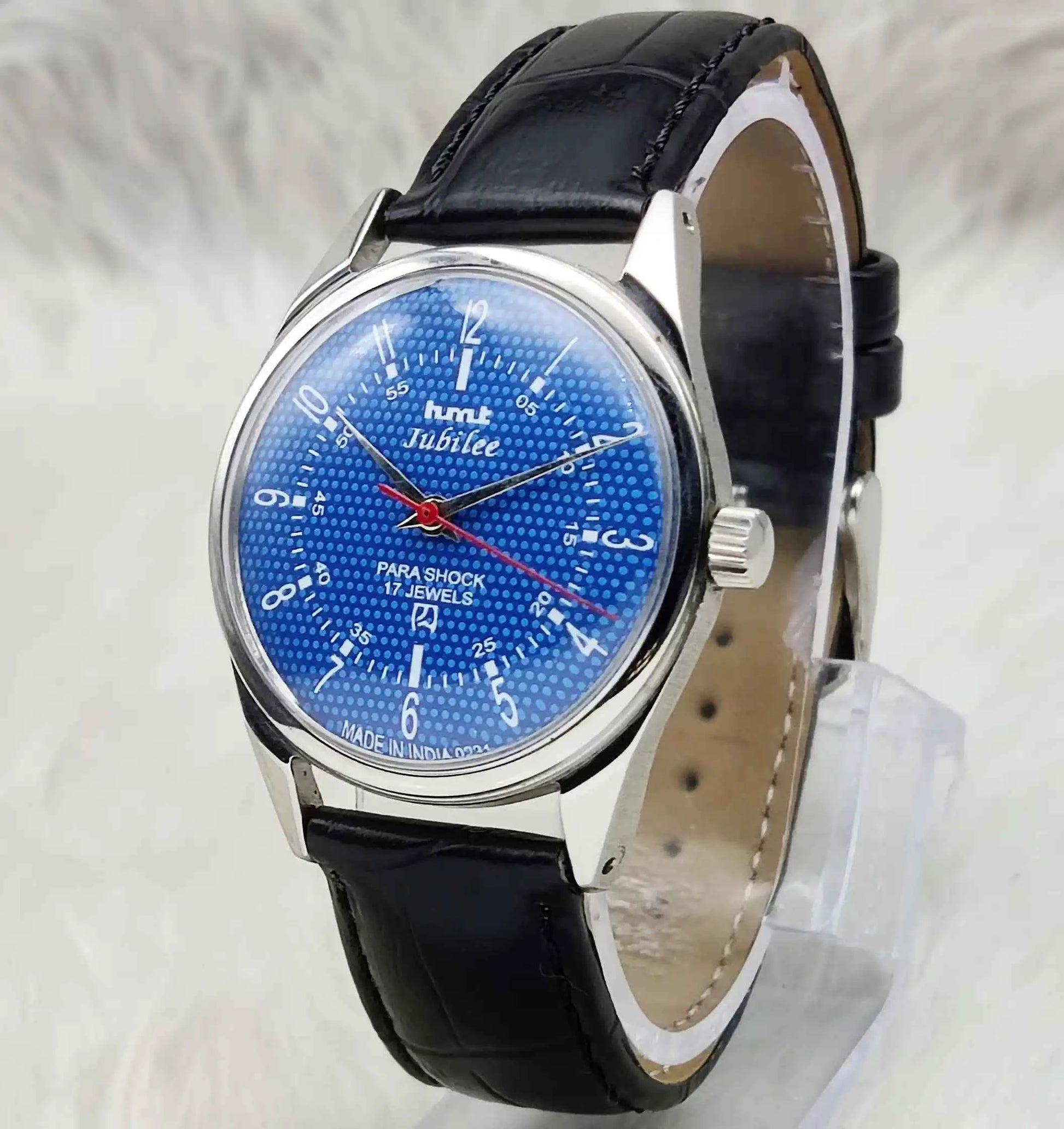 HMT Jubilee 17 Jewels Blue Dial Handwinding Watch