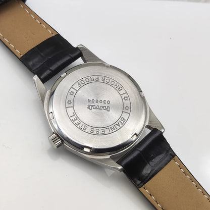 HMT Jubilee 17 Jewels Blue Dial Roman Numerals Handwinding Watch