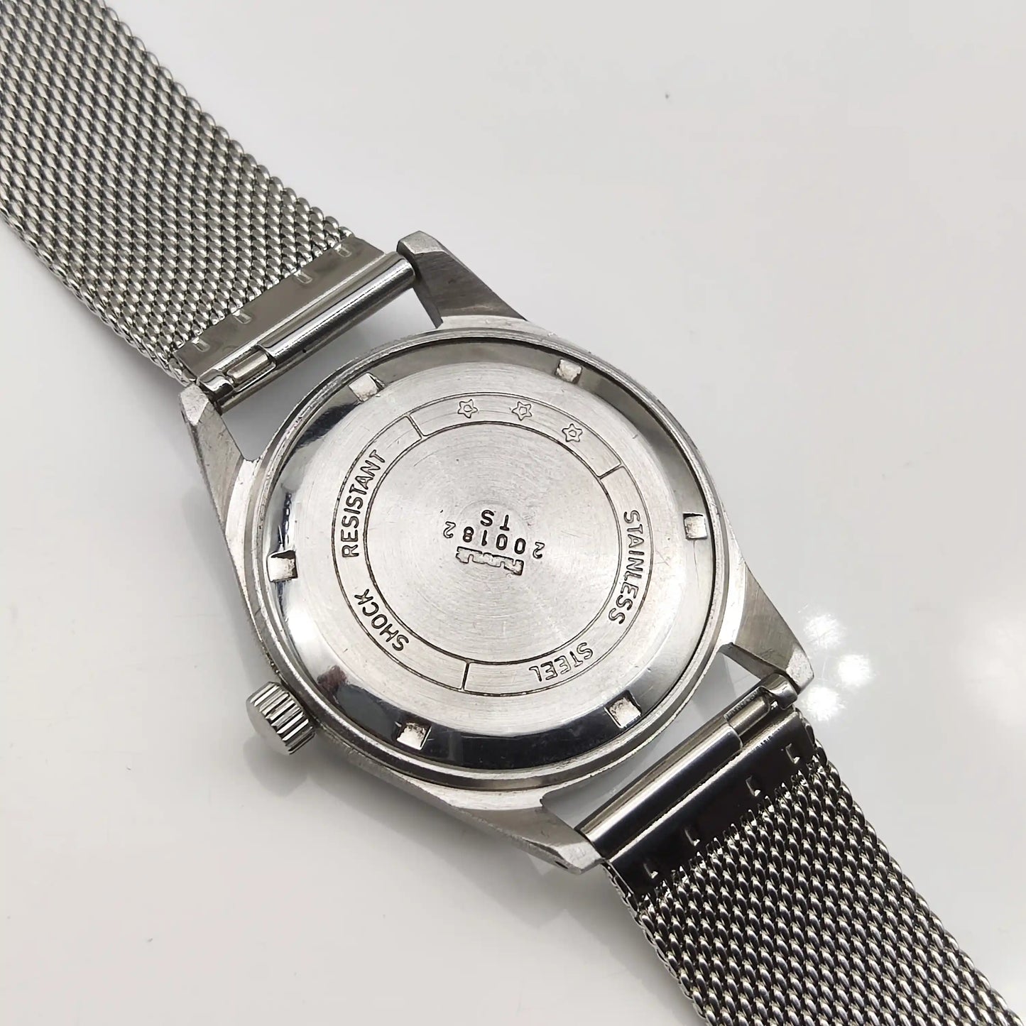 HMT Jubilee 17 Jewels Sky Blue Dial Roman Numerals Indices Handwinding Watch