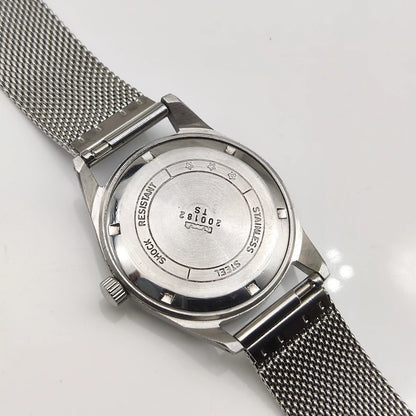 HMT Jubilee 17 Jewels Sky Blue Dial Roman Numerals Indices Handwinding Watch