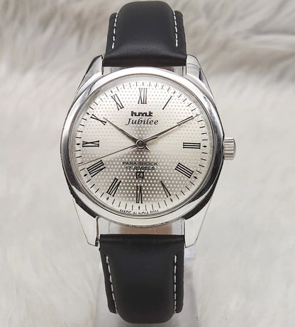 HMT Jubilee Silver Dail 17 Jewels Handwinding Watch