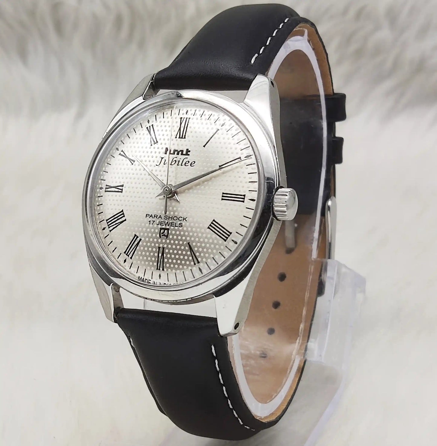 HMT Jubilee Silver Dail 17 Jewels Handwinding Watch