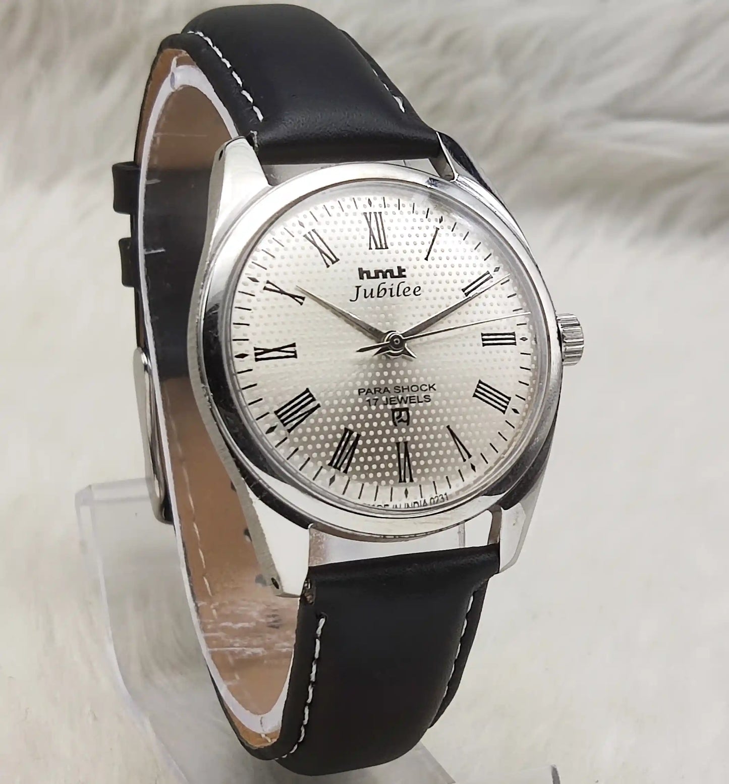 HMT Jubilee Silver Dail 17 Jewels Handwinding Watch