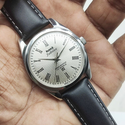HMT Jubilee Silver Dail 17 Jewels Handwinding Watch