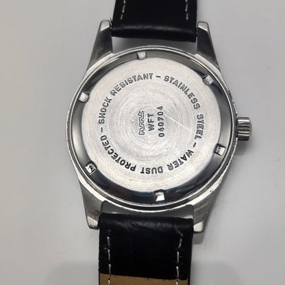 HMT Jubilee Watch 17 Jewels Yellow Dial Handwinding Timepiece