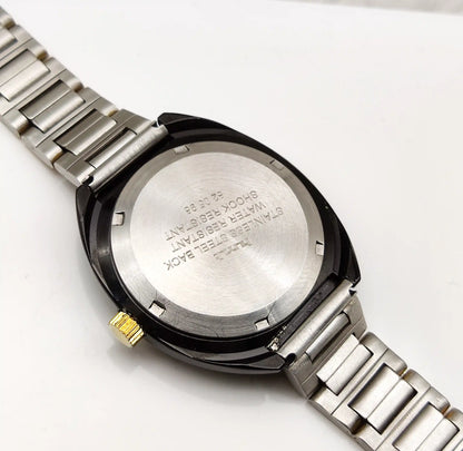 HMT Kanchan Para Shock 21 Jewels Automatic Golden Dial Watch