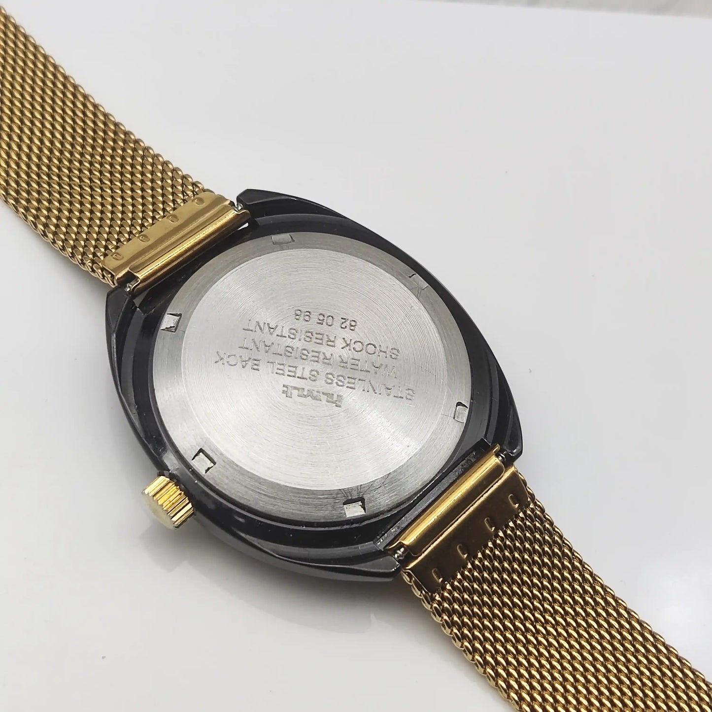 HMT Kanchan Para Shock 21 Jewels Golden Dial Automatic