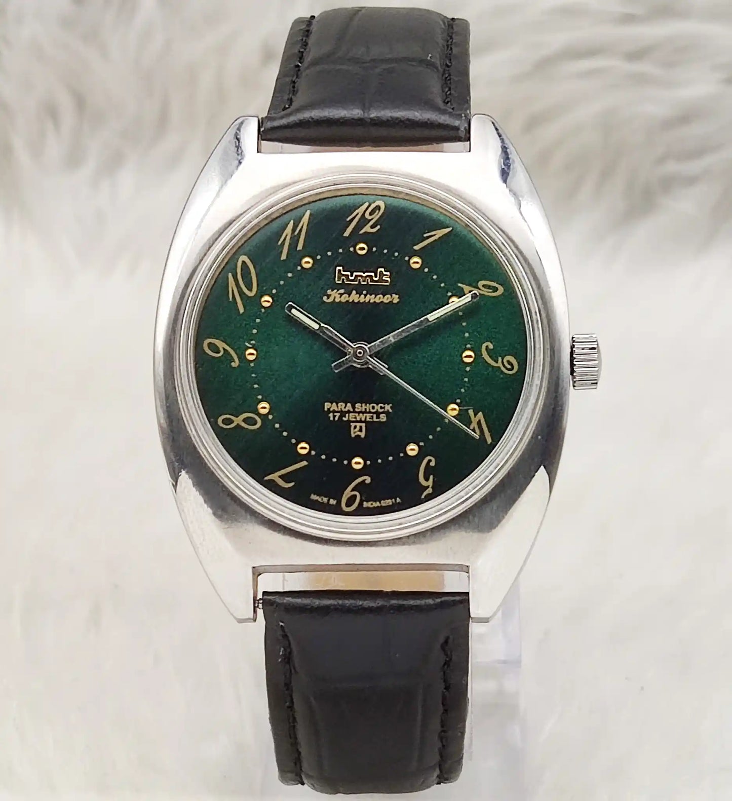 HMT Kohinoor - 17 Jewels Apple Green Dial With English Numerals Handwinding Watch
