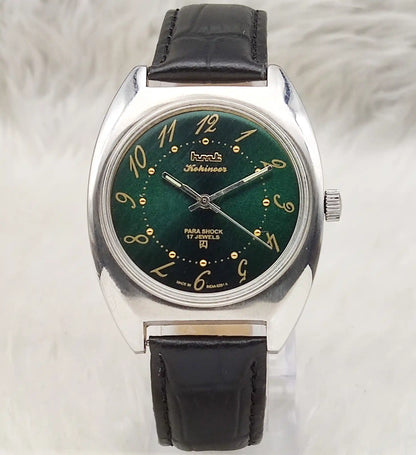 HMT Kohinoor - 17 Jewels Apple Green Dial With English Numerals Handwinding Watch